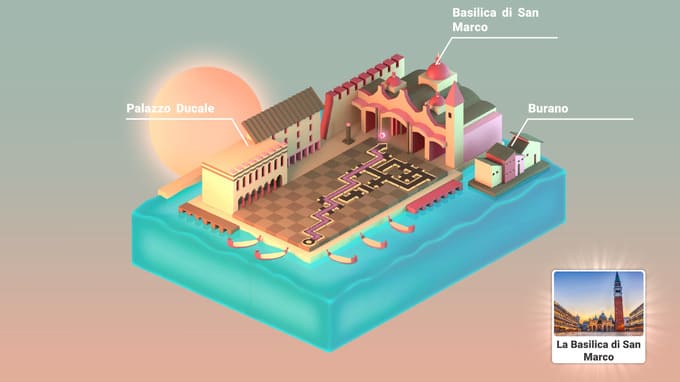 『不思議の国 イタリア』イタリアの不思議や文化遺産を世界中の人々に伝えることを目的としたゲームアプリ