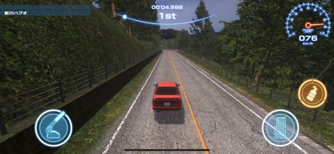 『ザ・峠 ～DRIFT KING 1980～』仮想空間に再現された実在する公道を走ることができるレースゲーム